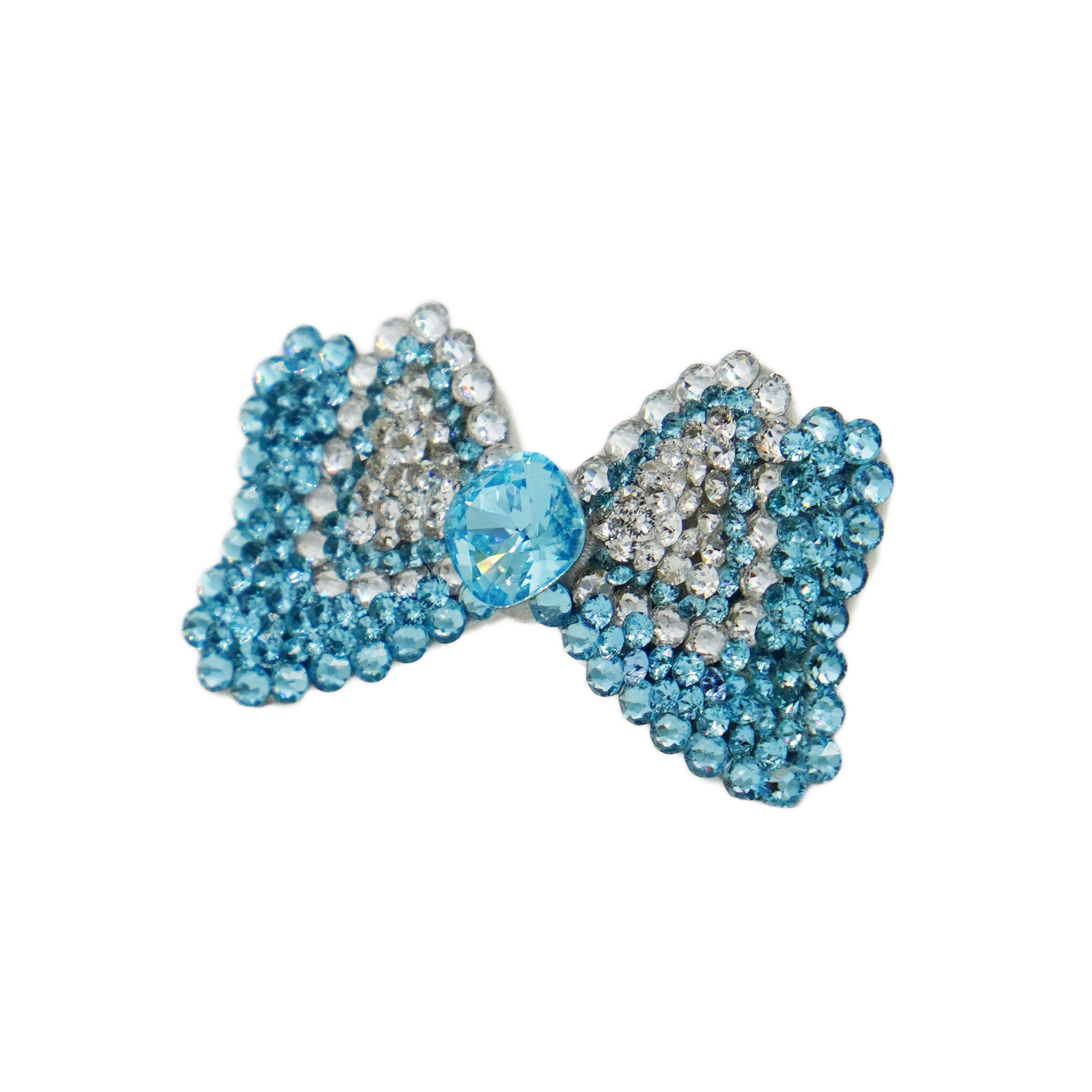 Lunapaw Structured Minnie Bow Luxury Crystal Top Clip TP19