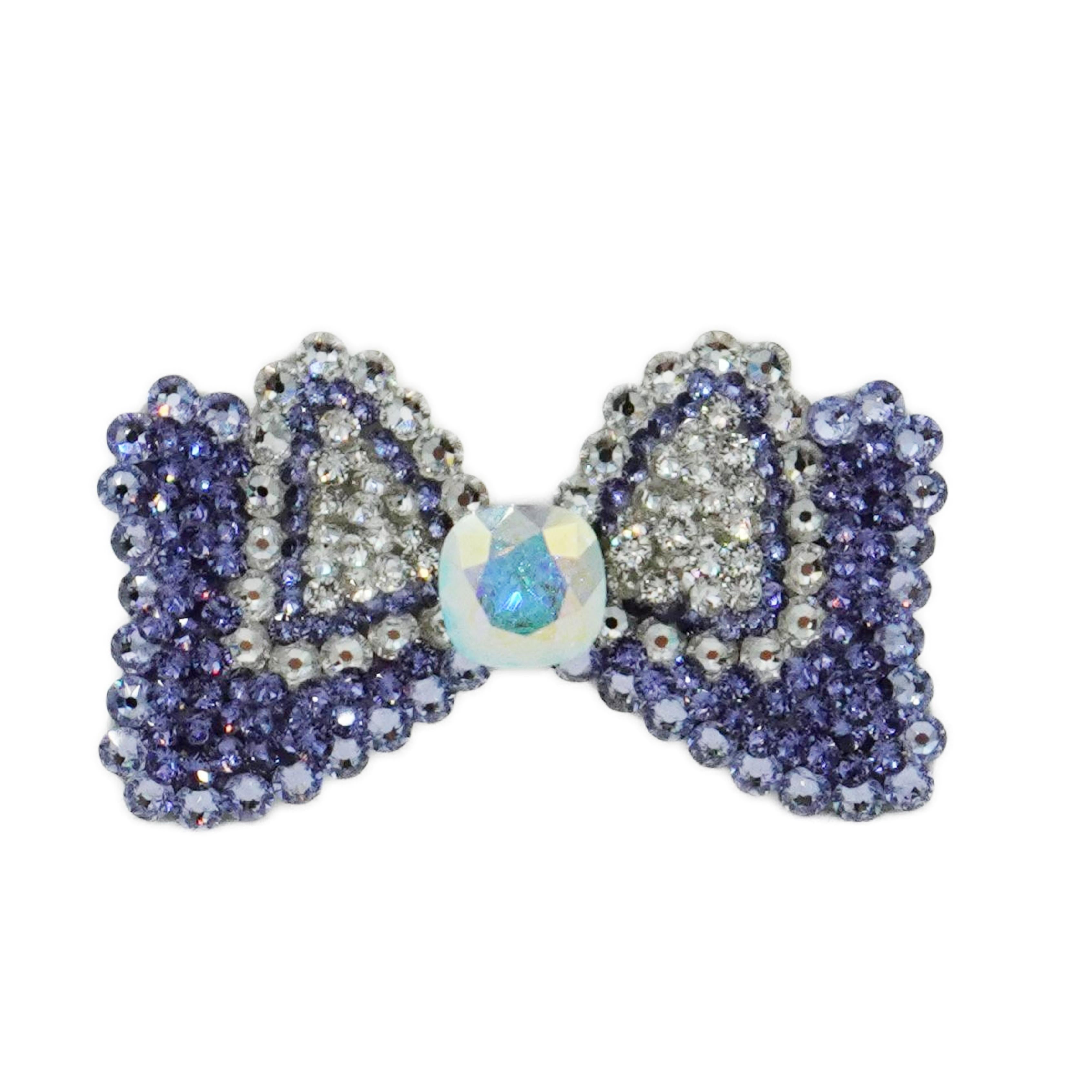Lunapaw Structured Minnie Bow Luxury Crystal Top Clip TP19