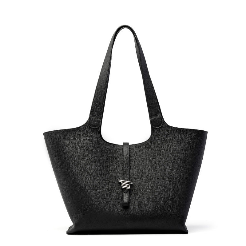 Margaux Soft-Grain Leather Tote Bag MT42