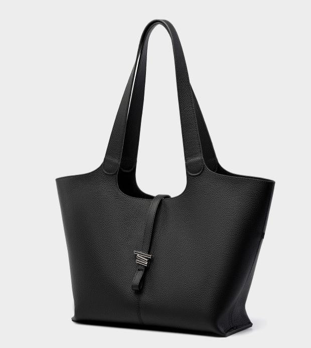 Margaux Soft-Grain Leather Tote Bag MT42