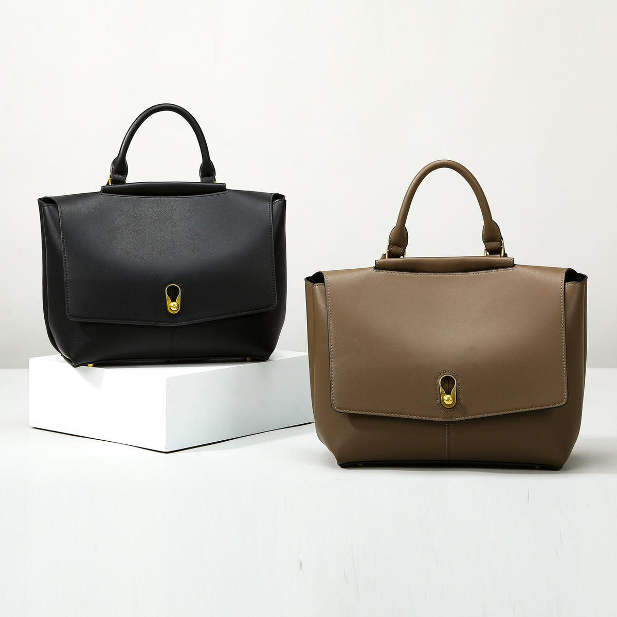 Margot Structured Vegan Leather Work Tote MG34