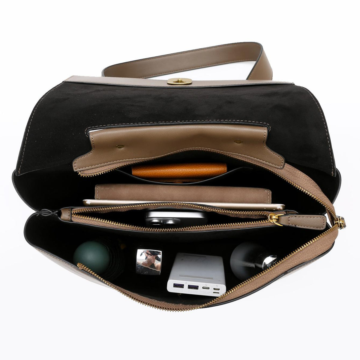 Margot Structured Vegan Leather Work Tote MG34