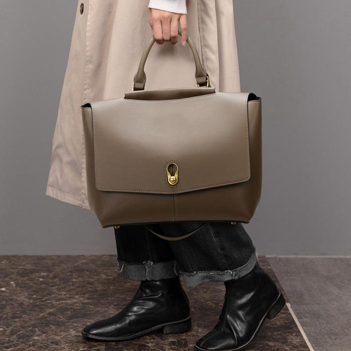 Margot Structured Vegan Leather Work Tote MG34