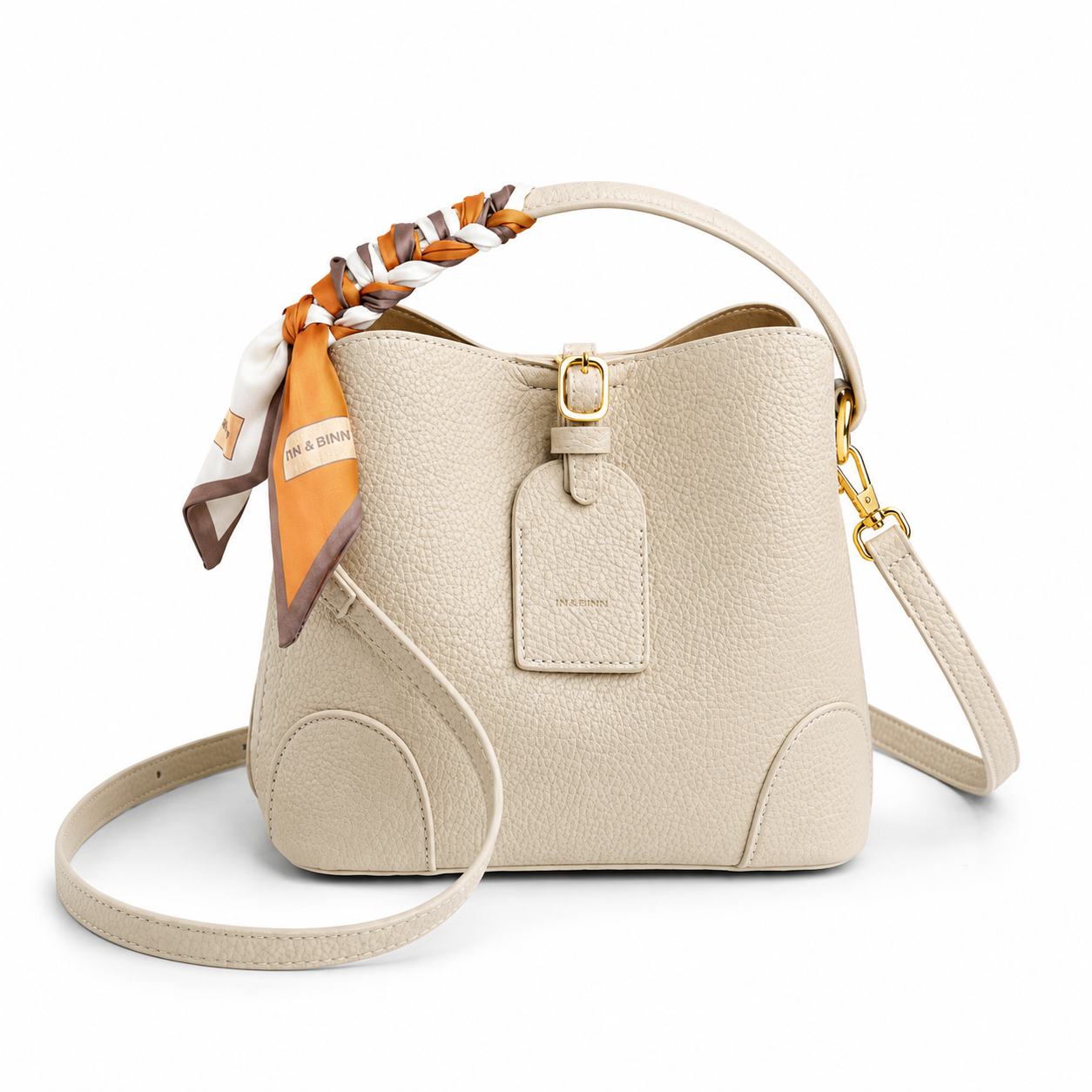 Marielle Pebbled Bucket Bag CJ304