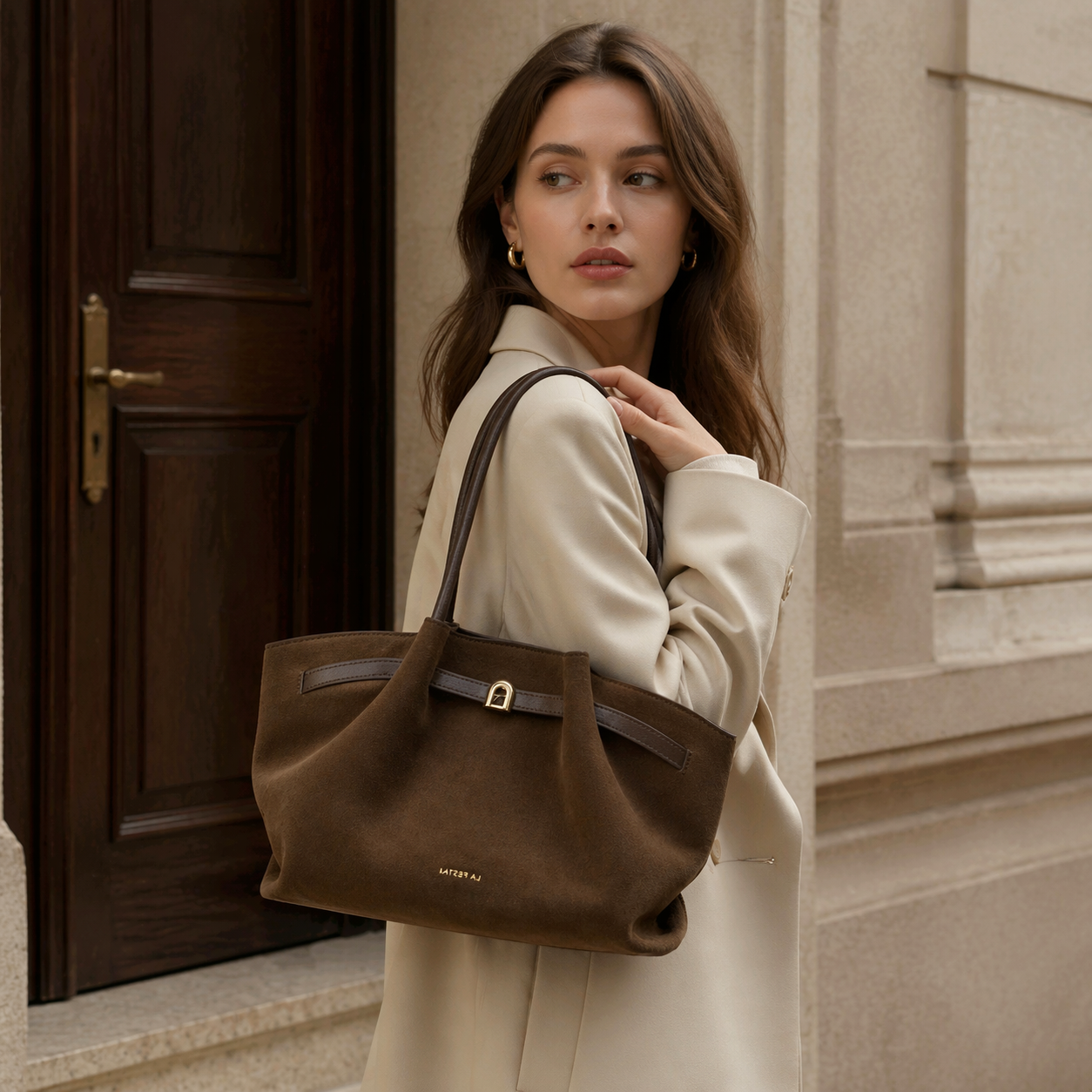 Medium Soft-Grain Top Handle Bag DW20
