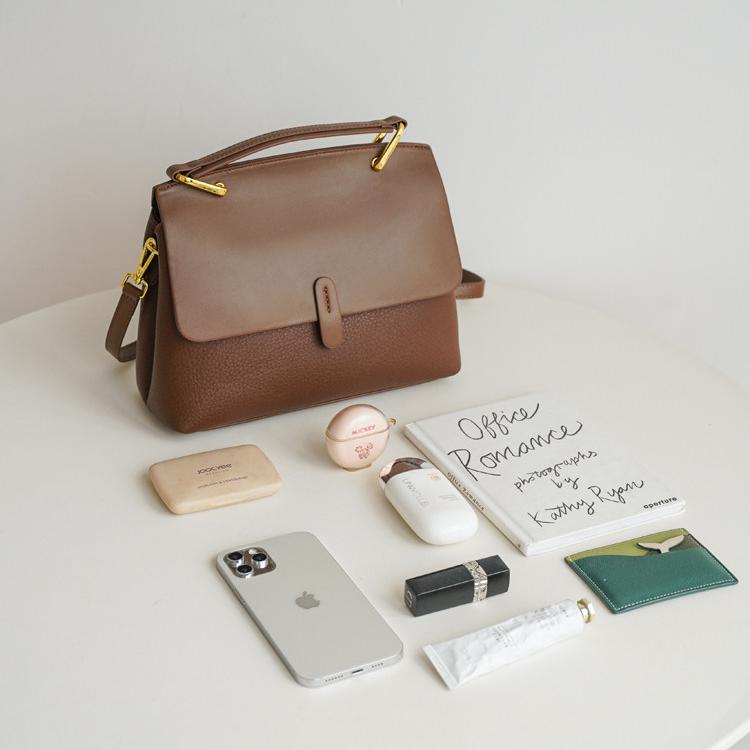 Mirelle Cocoa Top Handle Bag CZ156