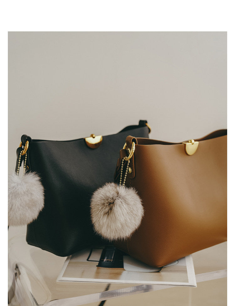 Noëlle Braided-Strap Vegan Leather Shoulder Bag NO26