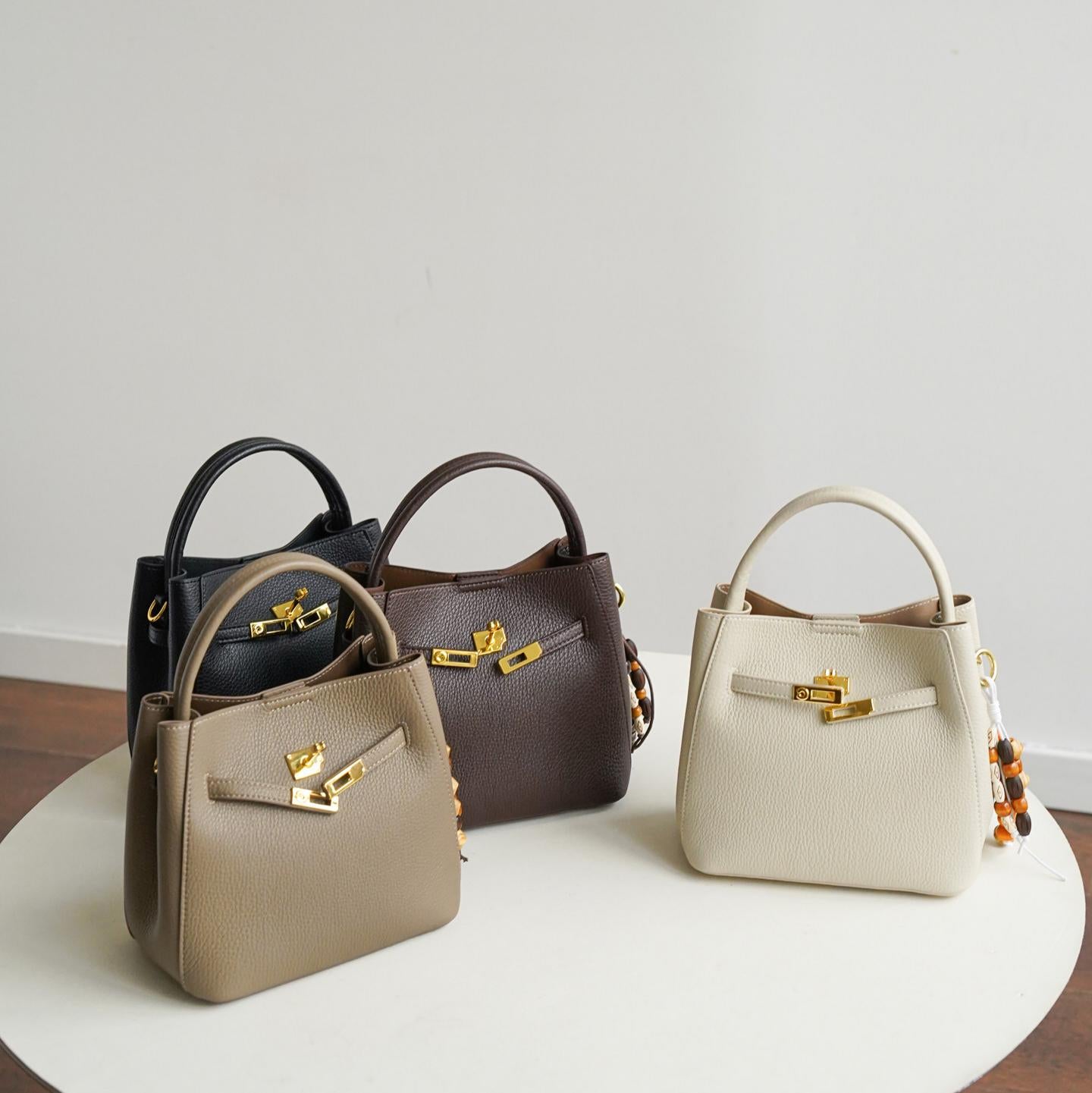 Noir Belle Mini Bucket Bag HU006