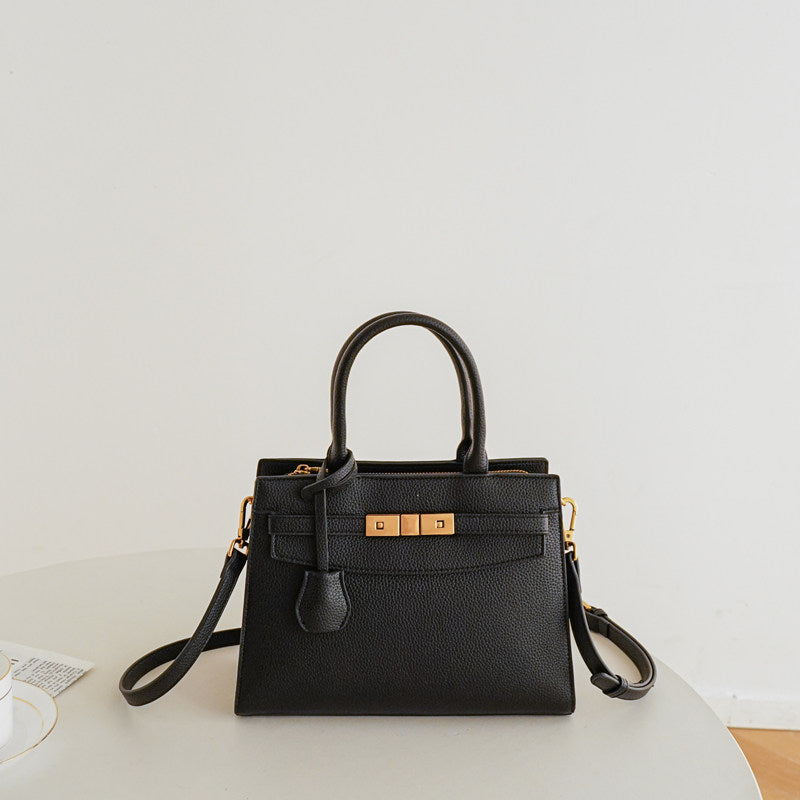 Noire Muse Top-Handle Bag