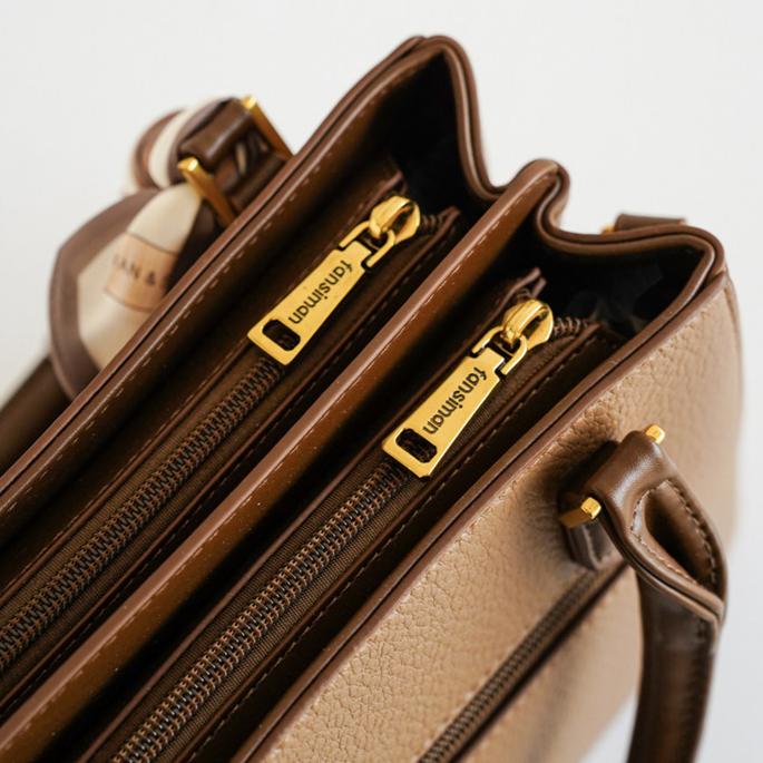 Celeste Pebbled Leather Mini Boston Bag with Adjustable Strap CJ351