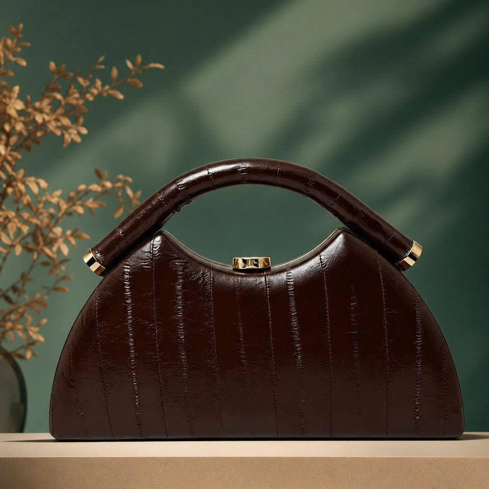 Rosalie Textured Leather Top Handle Bag CR72
