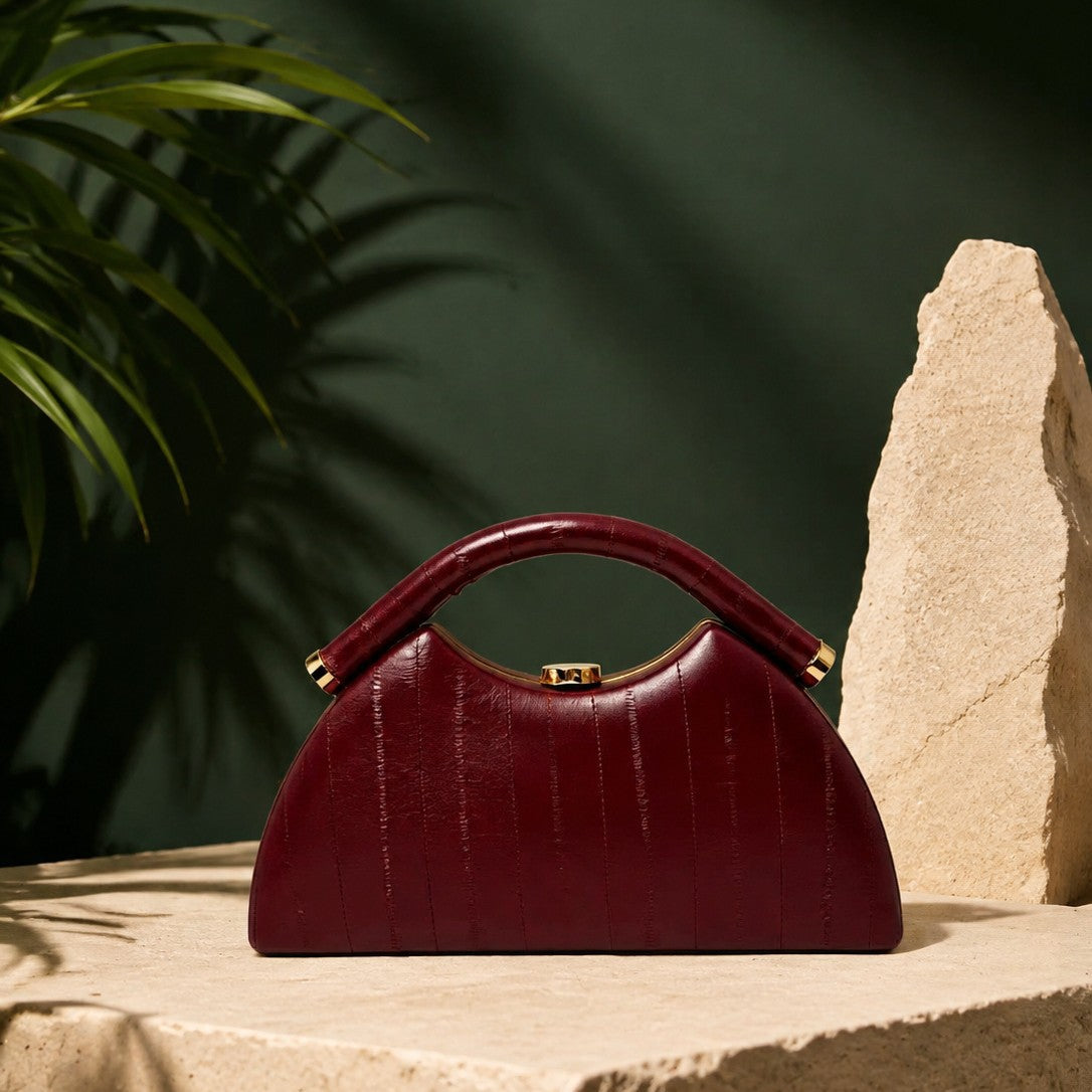 Rosalie Textured Leather Top Handle Bag CR72