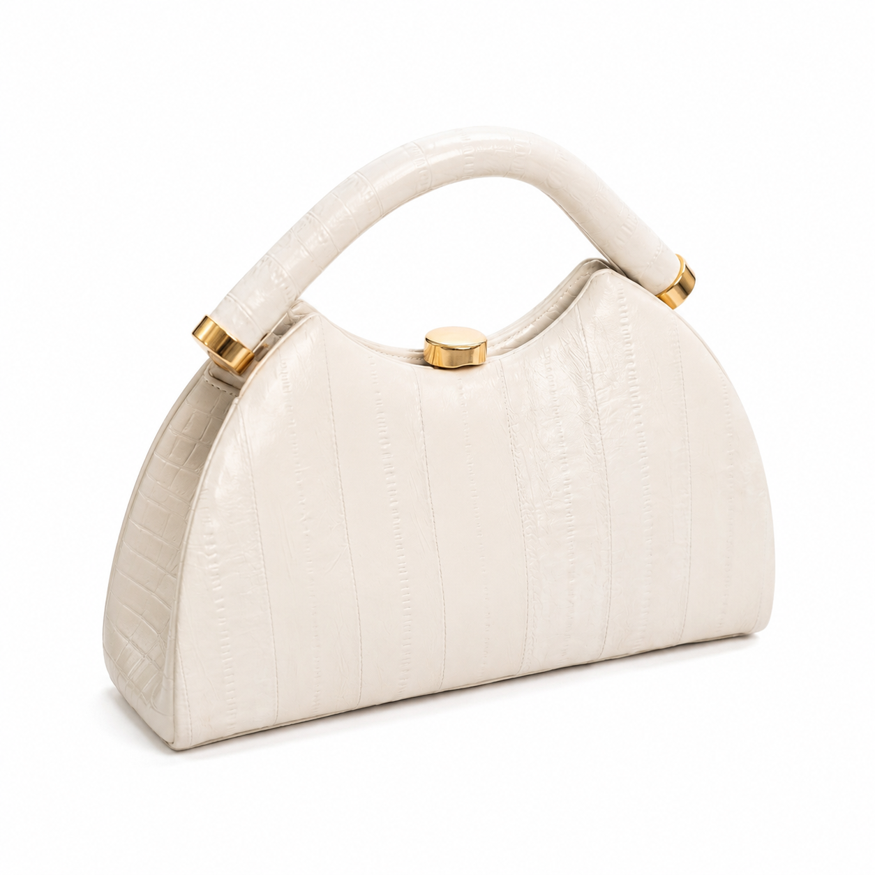Rosalie Textured Leather Top Handle Bag CR72