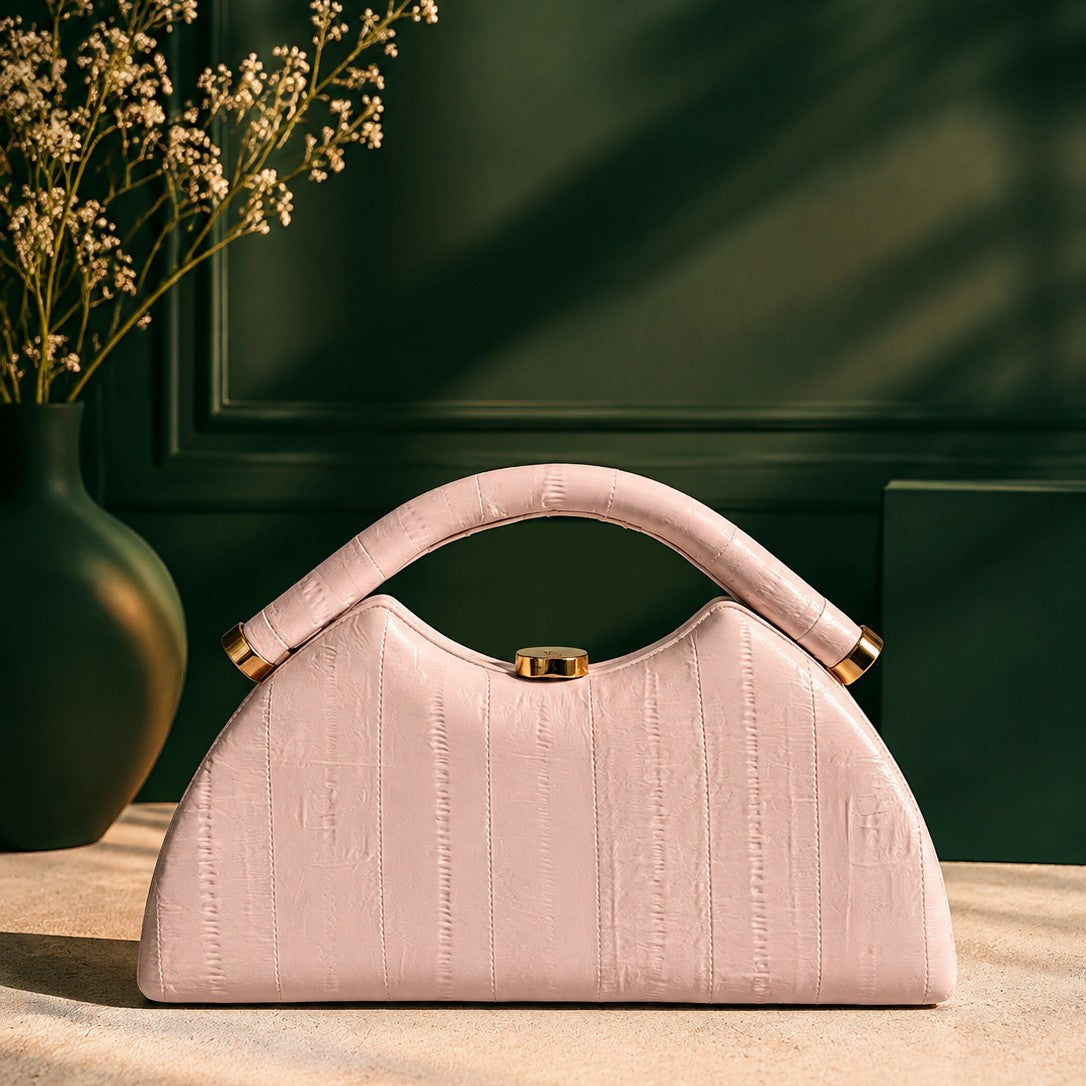 Rosalie Textured Leather Top Handle Bag CR72