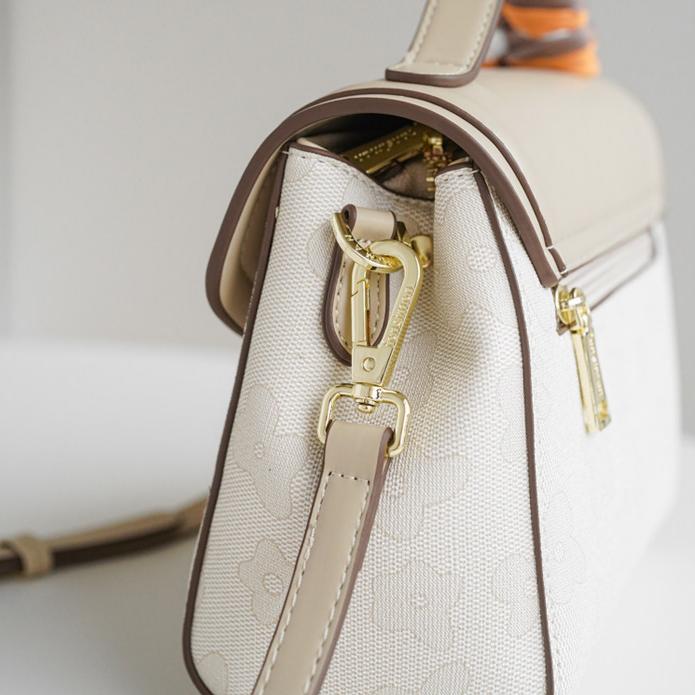 Selene Nappa-Texture Soft Structured Satchel ZW104