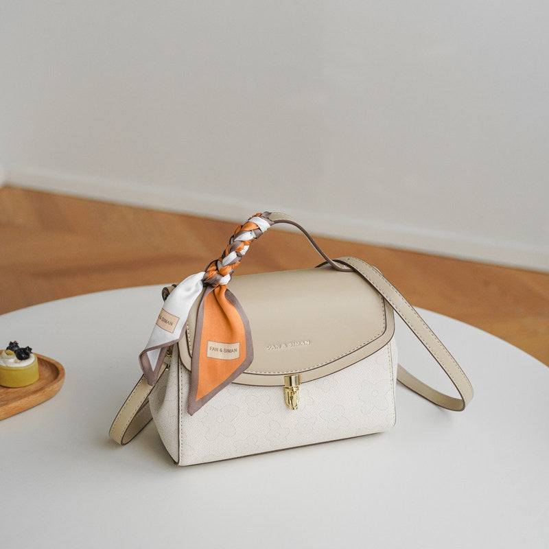 Selene Nappa-Texture Soft Structured Satchel ZW104