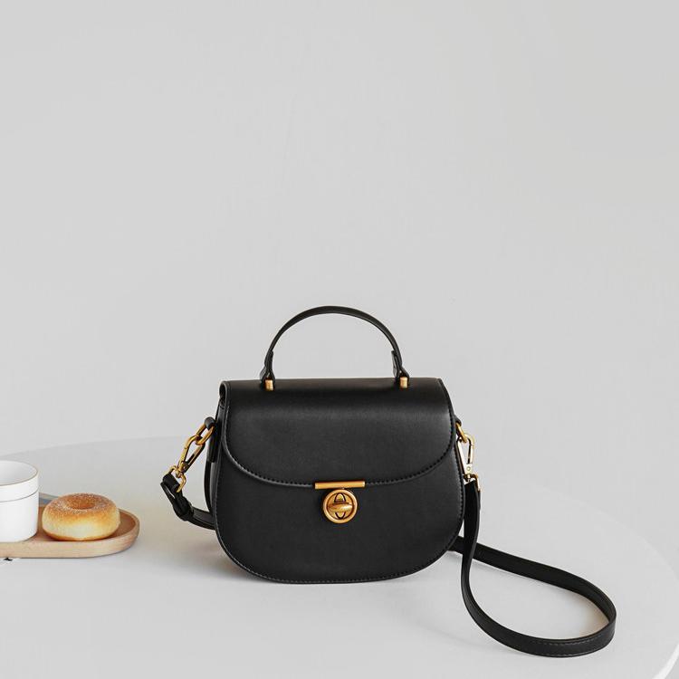 Solène Noir Mini Top Handle Bag CW45