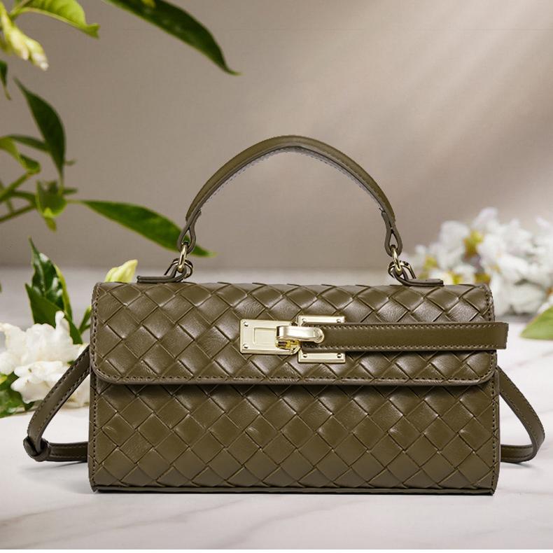 Vivienne Woven Top Handle Bag CT61