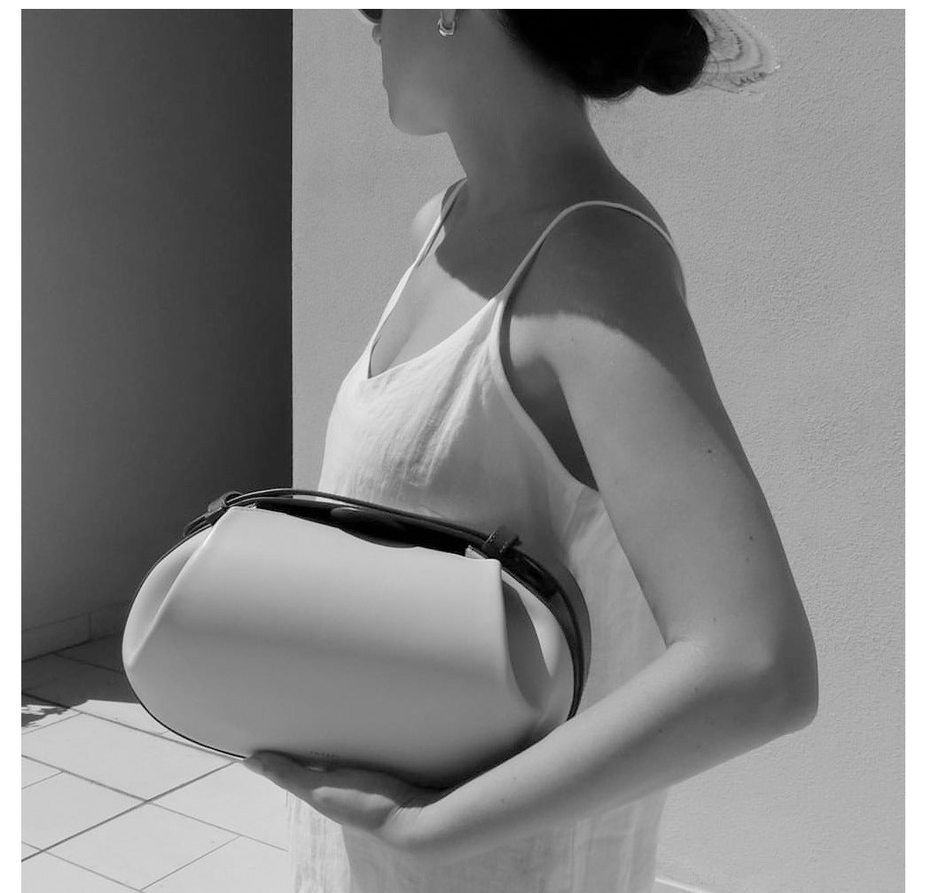 Solenne Sculpted Handle Bag RT56
